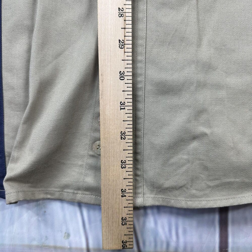 Roper Shirt Mens 2XL Tan Blue Western Stripe Long Sleeve Button Front Casual - Picture 8 of 9